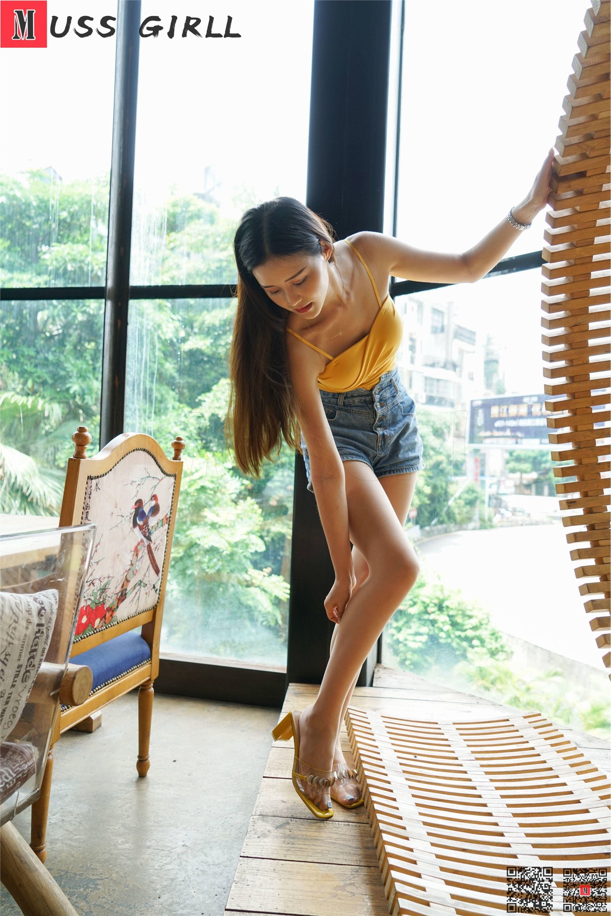 MussGirl慕丝女郎 NO.240-牛仔热裤肉丝凉高九妹109P